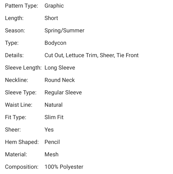 🌼🤎 SHEIN 2XL Yellow Marble Abstract Mesh Cut Out Dress🌼🤎 - Picture 11 of 13